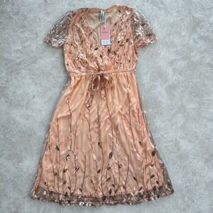 green emerald velvet dress Jaylee Lace-Up Sequin Mesh Formal Dress